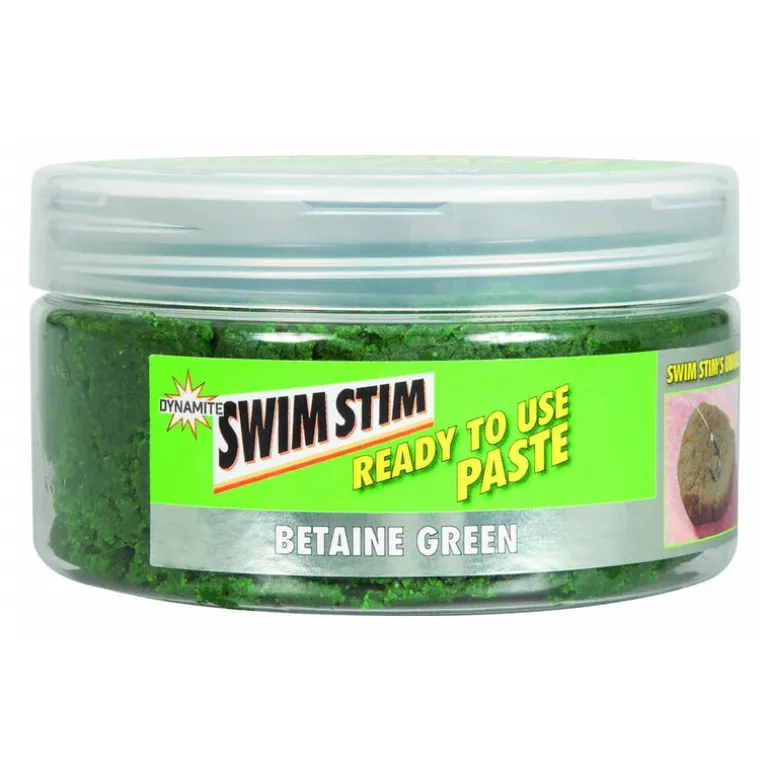 Pâtes Dynamite Baits Swin Stim Ready Paste Betaine Green