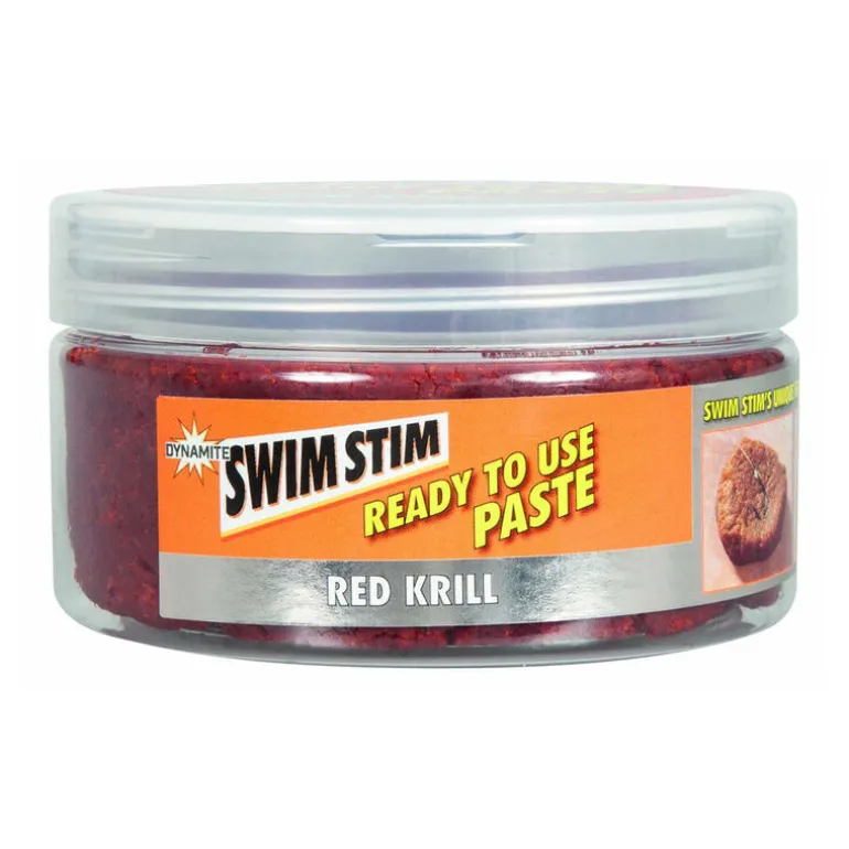 Pâtes Dynamite Baits Swin Stim Ready Paste Red Krill