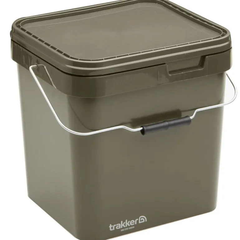Seau carpe trakker olive container 17l