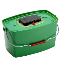 Seau vivier carnassier plastilys 12l avec aérateur