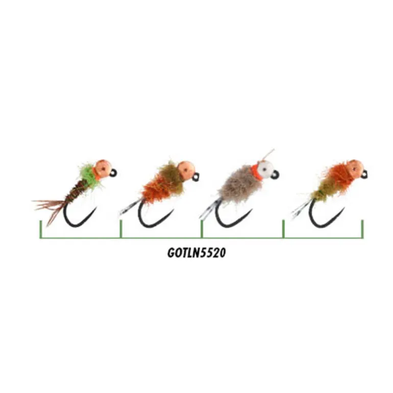 Set de Nymphe Garbolino Jig x4