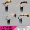 Set Nymphe Garbolino x4 - été / eaux basses / temps couvert