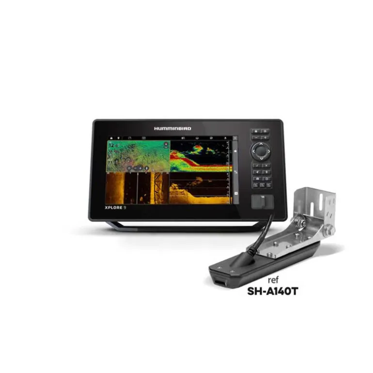 Sondeur Humminbird Combiné Tactile XPLORE 9-MEGA SI+-Version Sonde TA