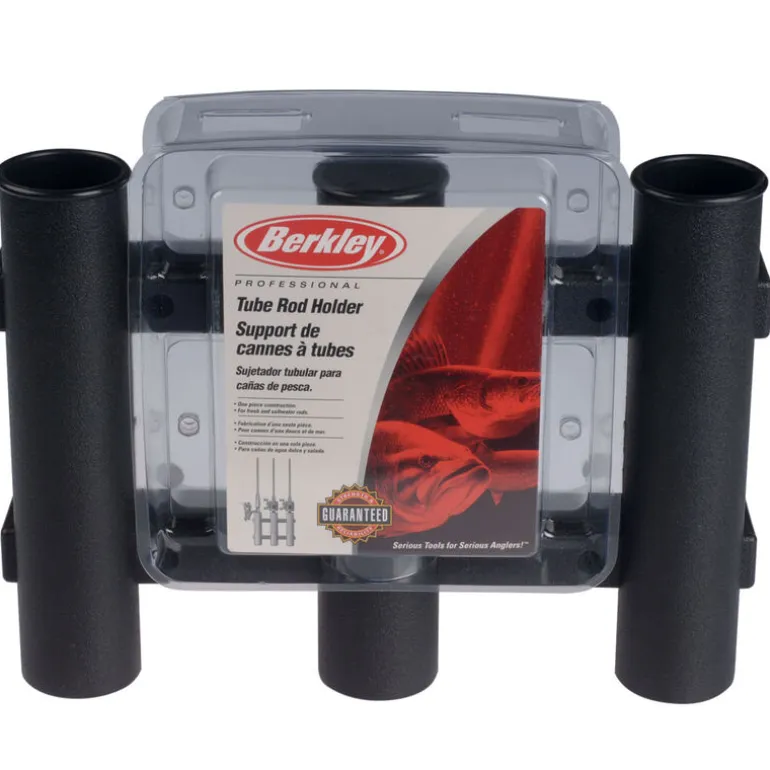 Support de canne pour bateau carnassier berkley tube rod holder black