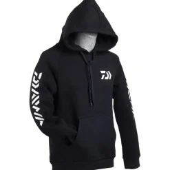Sweat à capuche daiwa noir
