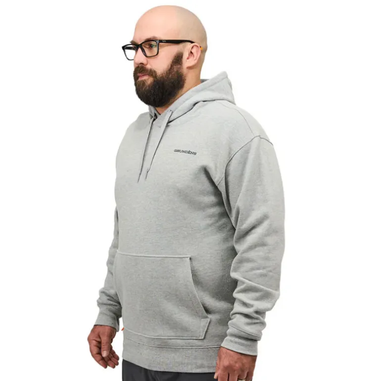 Sweatshirt Grundens Displacement Hoodie Commercial Boat Ahtletic Heather