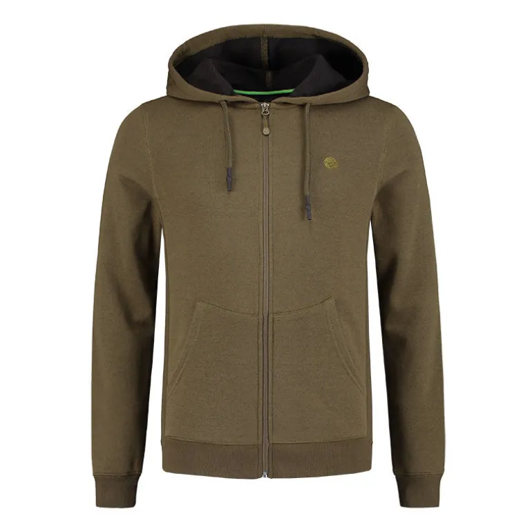 Sweat-shirt korda kore olive zip hoodie