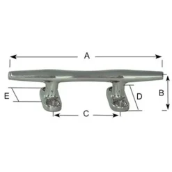 Taquet Plastimo Rond Inox 102mm