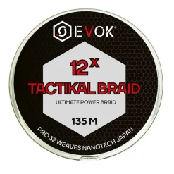 Tresse Evok Tactikal Braid 12 Brins Jaune 135m
