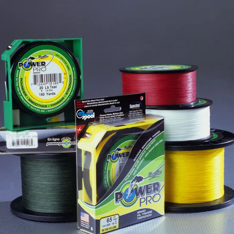 Tresse power pro jaune 135m
