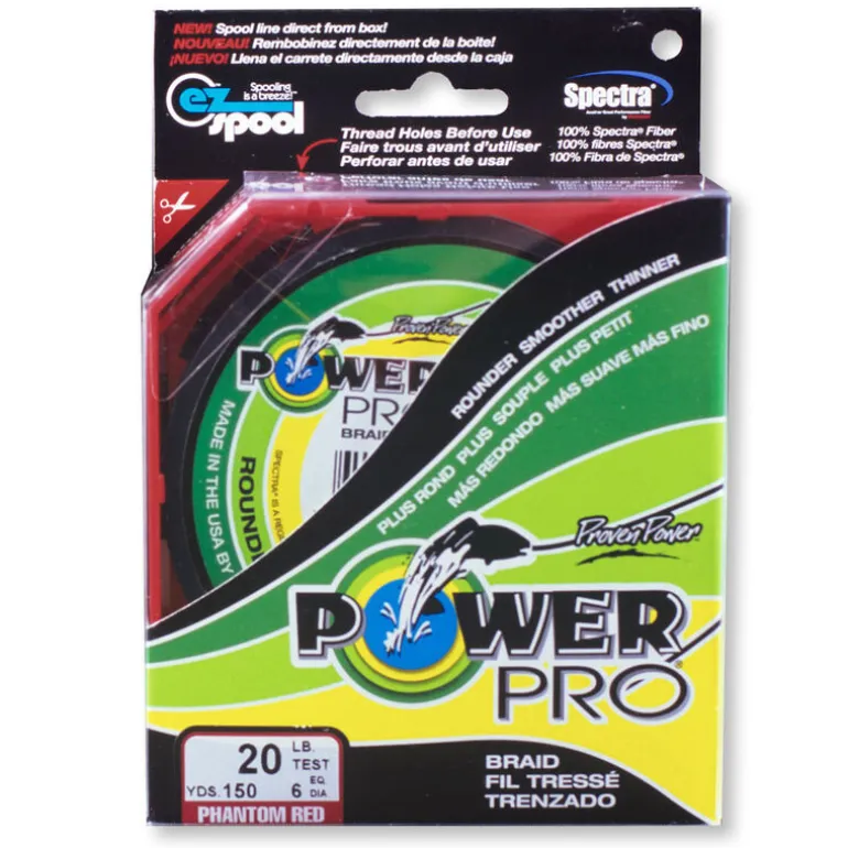 Tresse power pro rouge 135m