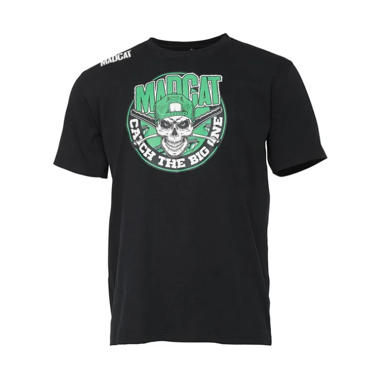 T-Shirt Madcat Skull Black