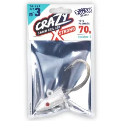 Tête plombée fiiish crazy sand eel 220 x-strong 70g