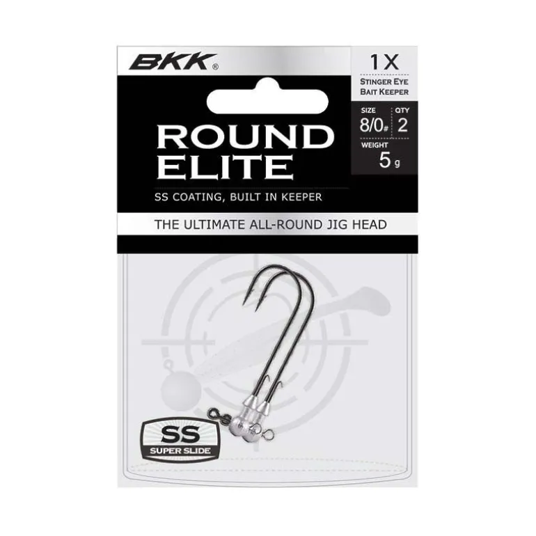 Têtes Plombées BKK Round Elite Classic Bait Keeper H8/0 (x2)