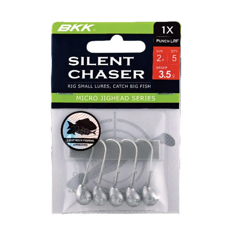 Têtes Plombées BKK Silent Chaser Punch LRF H2 (x5)