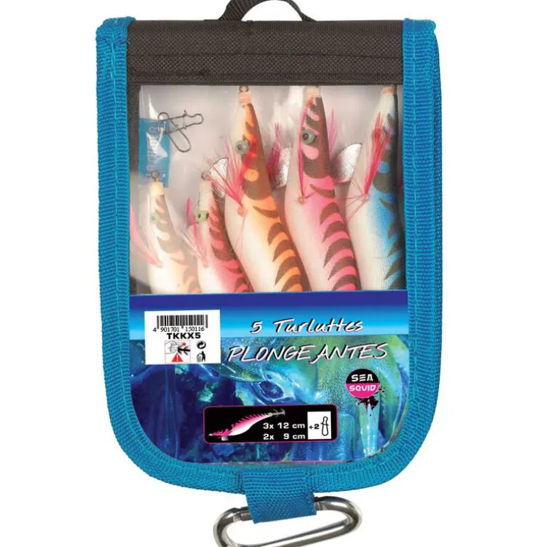 Turlutte mer flashmer kit 5 turluttes plongeantes