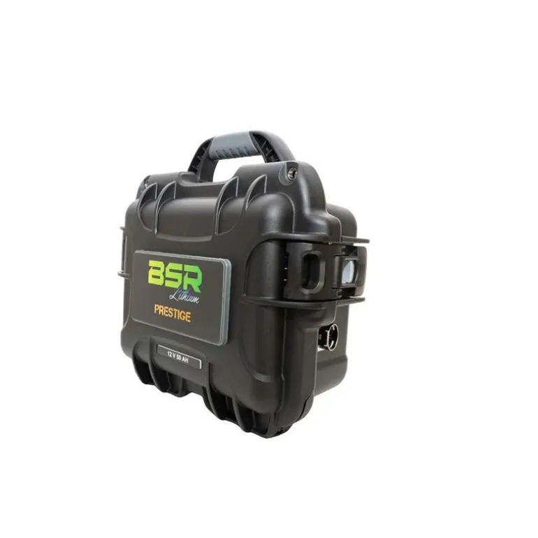 Valise BSR PRESTIGE LifePo4 Gen3 12V/50Ah + chargeur non étanche 10A