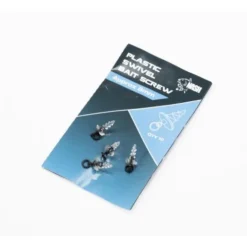Vis plastiques nash plastic swivel bait screw (10 piéces par pochette)